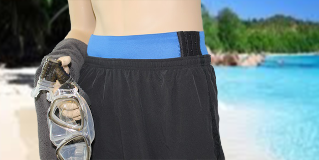 SwimWear Fabric Specialization | PouchWear Ostomy Bag Holder