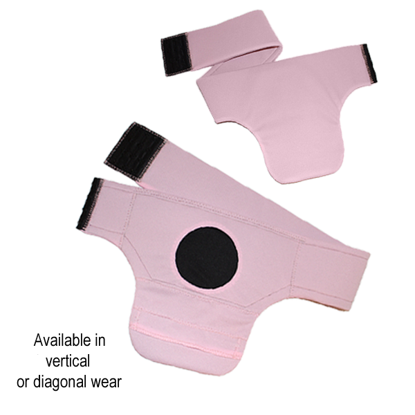 ActiveWear Simplicity Ostomy Sport Support Belt | Back View | Ostomy Bag Holder