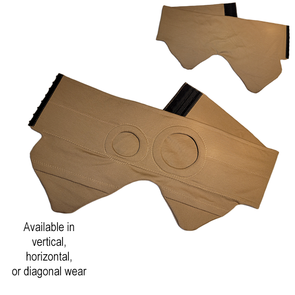 RelaxedWear Double Ostomy Support Belt