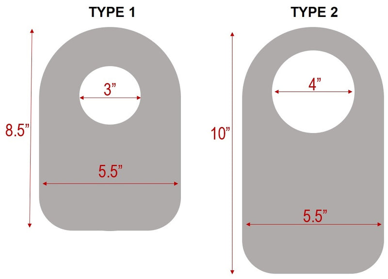 Pouch Sizing Type Options | Standard Custom Collection | Ostomy Bag Holder